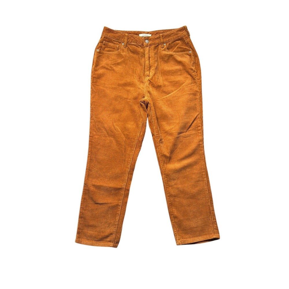 PacSun Womens 30 Corduroy Pants Brown Mom Jean Straight Leg High Rise GUC